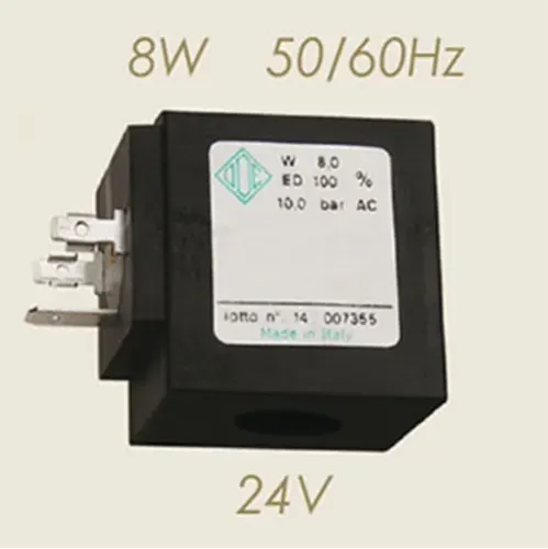 Bobina electrovalva ODE 8W, 24V