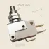 Microintrerupator cu buton pentru pedala, Ø filet 10mm
