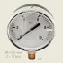 Manometru 0-10 bari, Ø cadran 100mm, Ø filet 3/8″