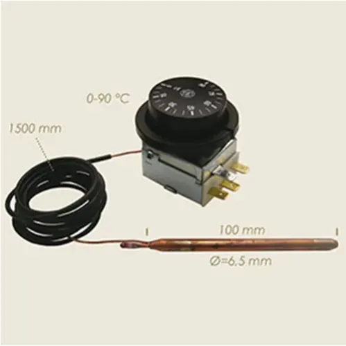 Termostat cu sonda reglabil, 0° - 90°C