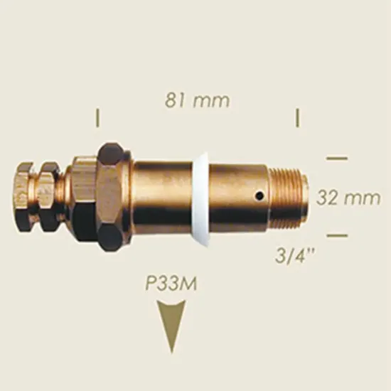 Supapa mecanica inferioara pentru vapori, P33M