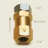 Supapa de vapori anti-retur siliconata, intrare 1/4″, iesire 1/4″