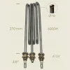 Element de incalzire (rezistenta) cu sonda pentru echipamente de calcat, lungime 270mm, filet 3/8″, 415V, 6.000W