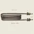 Element de incalzire (rezistenta) pentru echipamente de calcat, lungime 230mm, filet 3/8″, 230V, 3.000W