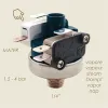 Presostat automat pentru vapori 1.5 – 4.0 bari, 1/4″, cu resetare manuala, Mater
