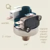 Presostat automat pentru vapori 2 – 6 bari, filet 1/4″, cu resetare manuala, Mater