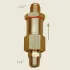 Supapa de apa anti-retur, intrare 1/4″, iesire 1/4