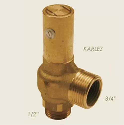 Supapa de siguranta cu surub de reglaj, intrare 1/2″, iesire 3/4″