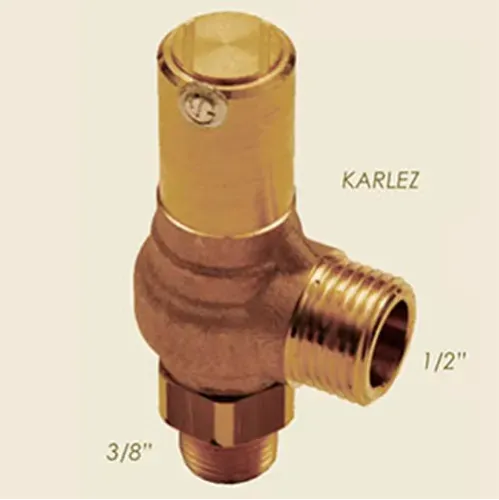 Supapa de siguranta cu surub de reglaj, intrare 3/8″, iesire 1/2″