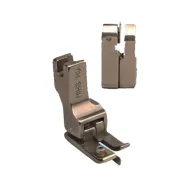 Piciorus compensator stanga cu ghidaj reglabil pentru betelia pantalonilor, cusatura ascunsa, pentru masini industriale simple cu 1 ac