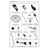 Piese de schimb pentru masini de cusut saci NEWLONG NP-3II