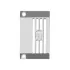 Placa de ac pentru masina de cusut industriala uberdeck 3 ace Kansai Special MZ1100A-UF, 1/4″ (6,4mm)