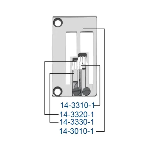 Placa de ac picot (surje) pentru masina de cusut industriala uberdeck Kansai Special PX302-4W
