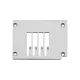 Placa de ac pentru masini industriale de cusut speciale cu 4 ace Kansai Special 1404P, 38.1mm×4 (1-1/2″×4)