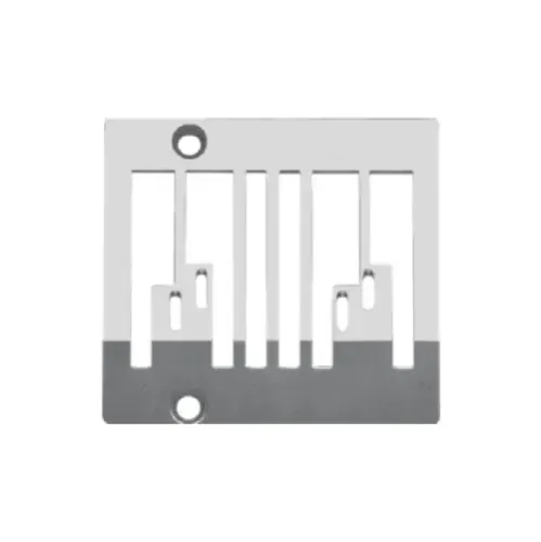 Placa de ac pentru masini industriale de cusut speciale cu 4 ace Kansai Special DLR 1508P-E, 6.4mm×4 (1/4″×4)