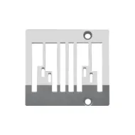 Placa de ac pentru masini industriale de cusut speciale cu 4 ace Kansai Special DLR 1508P-E, 6.4mm×4 (1/4″×4)