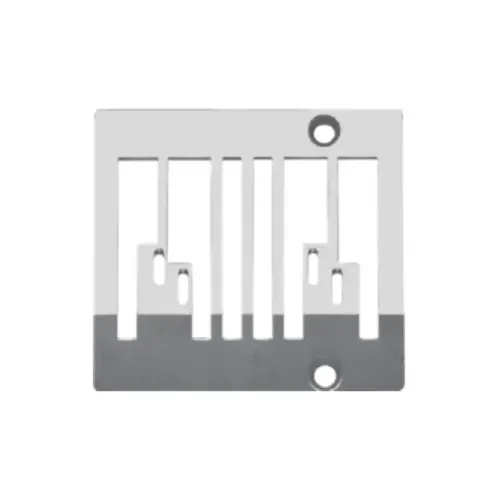 Placa de ac pentru masini industriale de cusut speciale cu 4 ace Kansai Special DLR 1508P-E, 6.4mm×4 (1/4″×4)