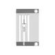 Placa de ac pentru masina de cusut industriala uberdeck 3 ace Kansai Special NM1102A-C, 7/32″ (5,6mm)