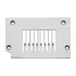 Placa de ac pentru masini industriale de cusut speciale cu 8 ace Kansai Special 1404P, 3.2mm x 8 (8×1/8)