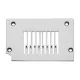 Placa de ac pentru masini industriale de cusut speciale cu 8 ace Kansai Special 1404P, 3.2mm x 8 (8×1/8)