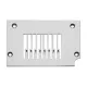 Placa de ac pentru masini industriale de cusut speciale cu 8 ace Kansai Special 1404P, 3.2mm x 8 (8×1/8)