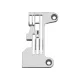 Placa de ac pentru masina industriala de surfilat 2 ace Jack JK-798DIII; JK-798EP; JK-798ET; JK-900E; JK-C4; JK-C5