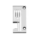 Placa de ac pentru masina de cusut industriala uberdeck 2 ace Yamato VF-2539, 1/8″ (3,2mm)