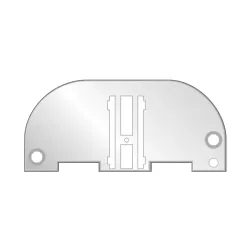 Placa de ac pentru masini de cusut casnice cu 1 ac, cusatura dreapta, Alfa cls. 3242, 3249, 3740, 3742, 3749, 3840, 3842, 3940, 3942