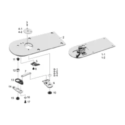 Ansamblu placa de ac pentru masini industriale de cusut Juki AMS-210D