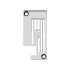 Placa de ac pentru masini de cusut industriale uberdeck 2 ace Siruba C007JD-813, 3/16″ (4,8mm)