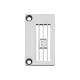 Placa de ac pentru masini de cusut industriale uberdeck 2 ace Siruba F007JD-U613, 1/4″ (6,4mm)