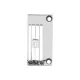 Placa de ac pentru masini de cusut industriale uberdeck 3 ace Siruba F007E-W322/FDC, 7/32″ (5,6mm)