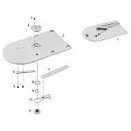 Ansamblu placa de ac pentru masini industriale de cusut Brother KE-430E