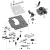 Ansamblu placa de ac pentru masini industriale de cusut Juki LBH-1790