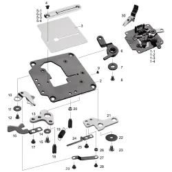 Ansamblu placa de ac pentru masini industriale de cusut Juki LBH-1790