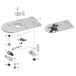 Ansamblu placa de ac pentru masini industriale de cusut Juki LK-1850