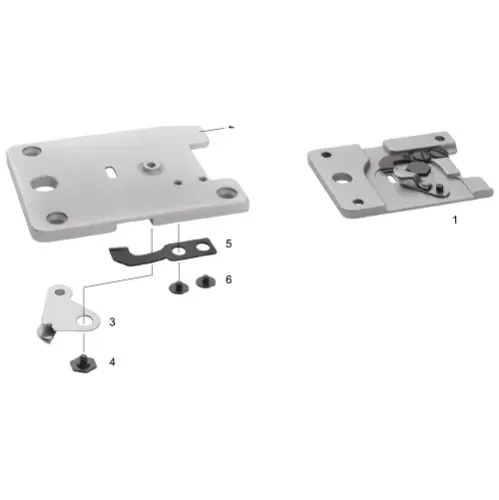 Ansamblu placa de ac pentru masini industriale de cusut Juki MB-373