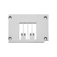 Placa de ac pentru masini industriale de cusut speciale cu 4 ace Kansai Special 1404P, 4×1/4*1*1/4