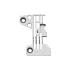 Placa de ac pentru masina industriala de surfilat 2 ace Juki MO-3916(FF6-FG), 10mm
