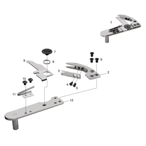 Ansamblu placa de ac pentru masini industriale de cusut Brother RH-9820
