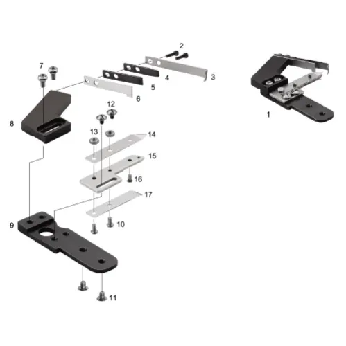 Ansamblu placa de ac pentru masini industriale de cusut Brother RH-9820