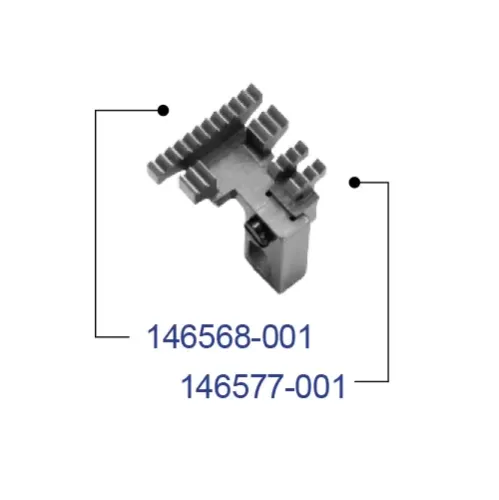 Transportor spate pentru masini industriale de surfilat Brother EF4-B531, 5x5mm