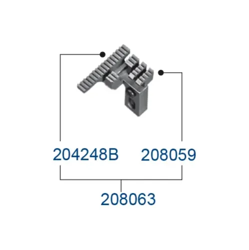 Transportor spate pentru masini industriale de surfilat Pegasus L32-31; L32-70; M732-70; L32-74