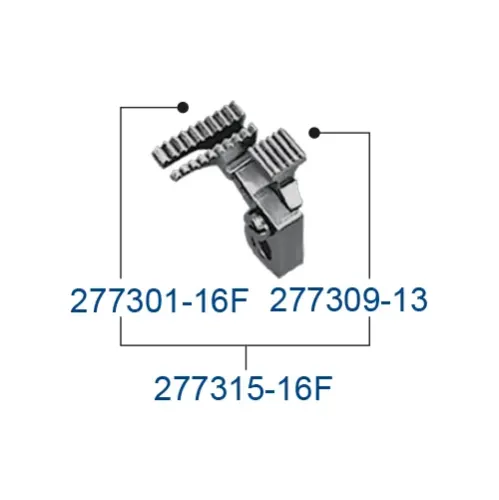 Transportor spate pentru masini industriale de surfilat Pegasus EX5204-32R2/223(K); EX5204-32R2/223L(K)