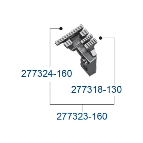 Transportor spate pentru masini industriale de surfilat Pegasus EXT3215-02/233K