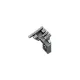 Set conversie pentru masini industriale de surfilat cu 2 ace Pegasus EX3216-02/223K, 7.0mm (3×4)