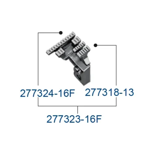 Transportor spate pentru masini industriale de surfilat Pegasus EX3216-02/223K; EX3244-03-333K