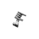 Set conversie pentru masini industriale de cusut acoperire cu 3 ace Yamato VC2703, 6.4mm (1/4")