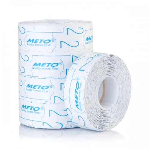 Etichete autoadezive cu adeziv permanent, dimensiune 22×12mm, colturi rotunjite, 1500 etic/rola, albe