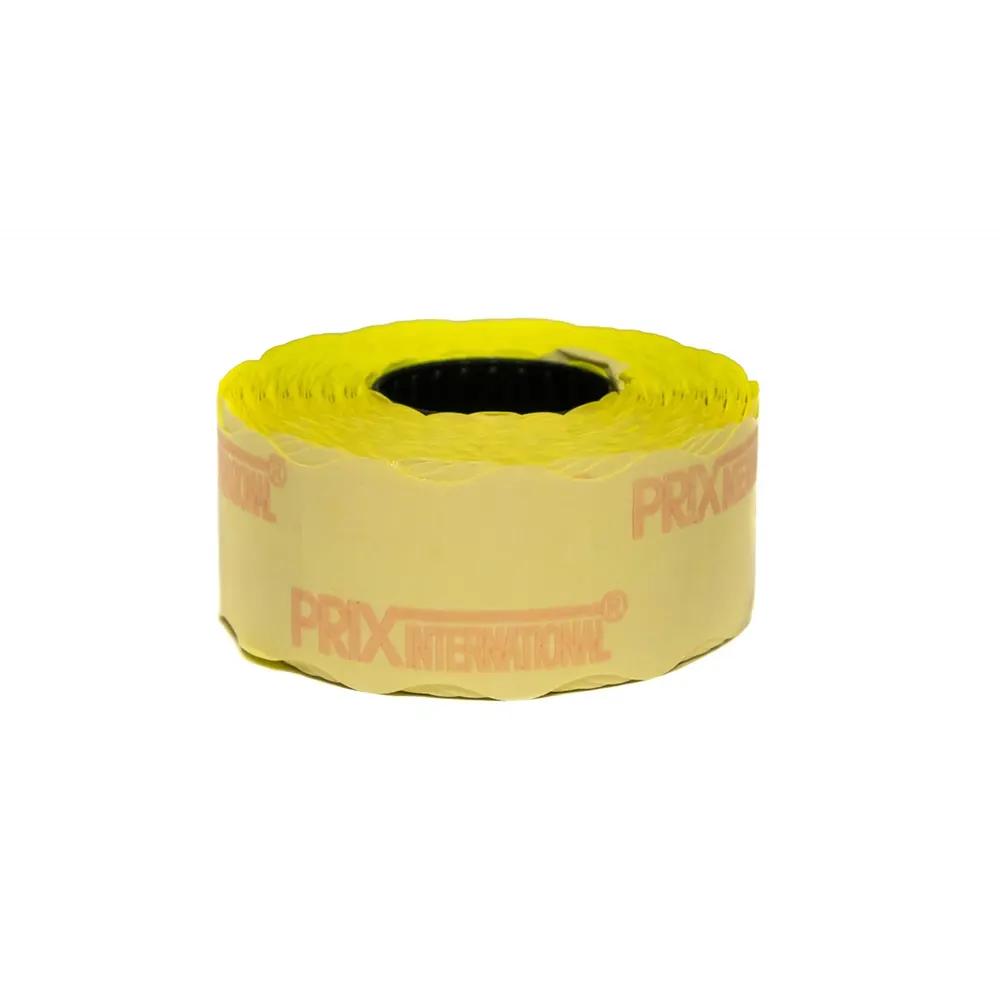 Etichete autoadezive cu adeziv permanent, dimensiune 26×16mm, colturi rotunjite, 1000 etic/rola, galben fluorescent